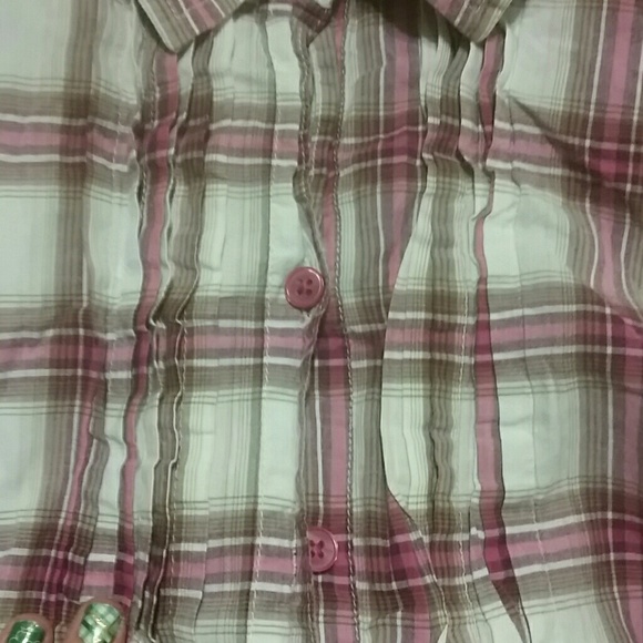 Multicolored button down top - Picture 2 of 3